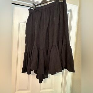 Free People strapless black top